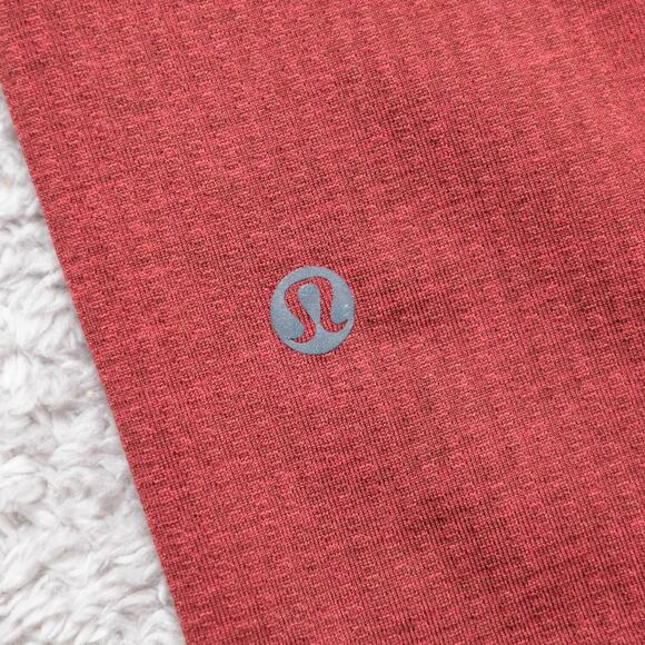 Lululemon Athletica Metal Vent Tech Short Sleeve Dark Orange Shirt Mens Size L - Picture 6 of 9